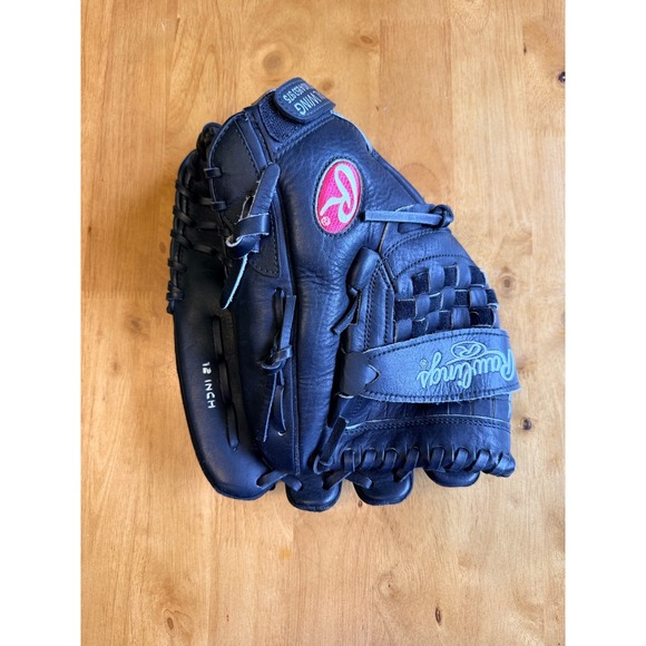 Rawlings Other - Rawlings Instinct Series Baseball Glove Black Leather Basket Web Pad Lock RHT
